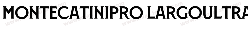 MontecatiniPro LargoUltra字体转换